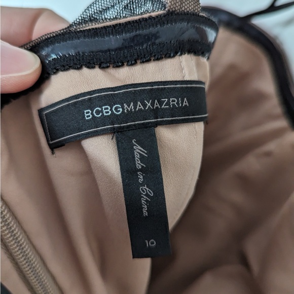 BCBG Max Azria Black One-Strap Mini Dress - Picture 4 of 5